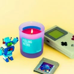 Fisura Candle Scented Feeling Retro Glass Natural Wax Fruit Delice