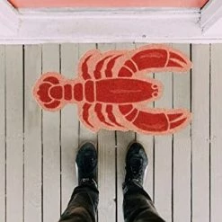 Fisura Doormat Lobster Red Orange Quirky