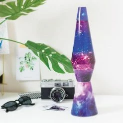 Fisura Lava Lamp Bullet Galaxy Effect Purple Blue