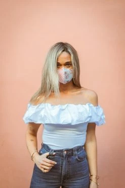 Fisura FISURA Masque Adulte Vichy Et Fleurs