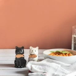 Fisura Set Salt Pepper Cat