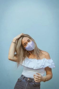 Fisura FISURA Masque Adulte Vichy Bleu