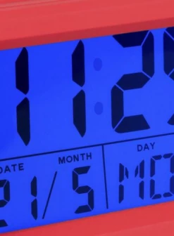 Fisura Digital Alarm Clock Red