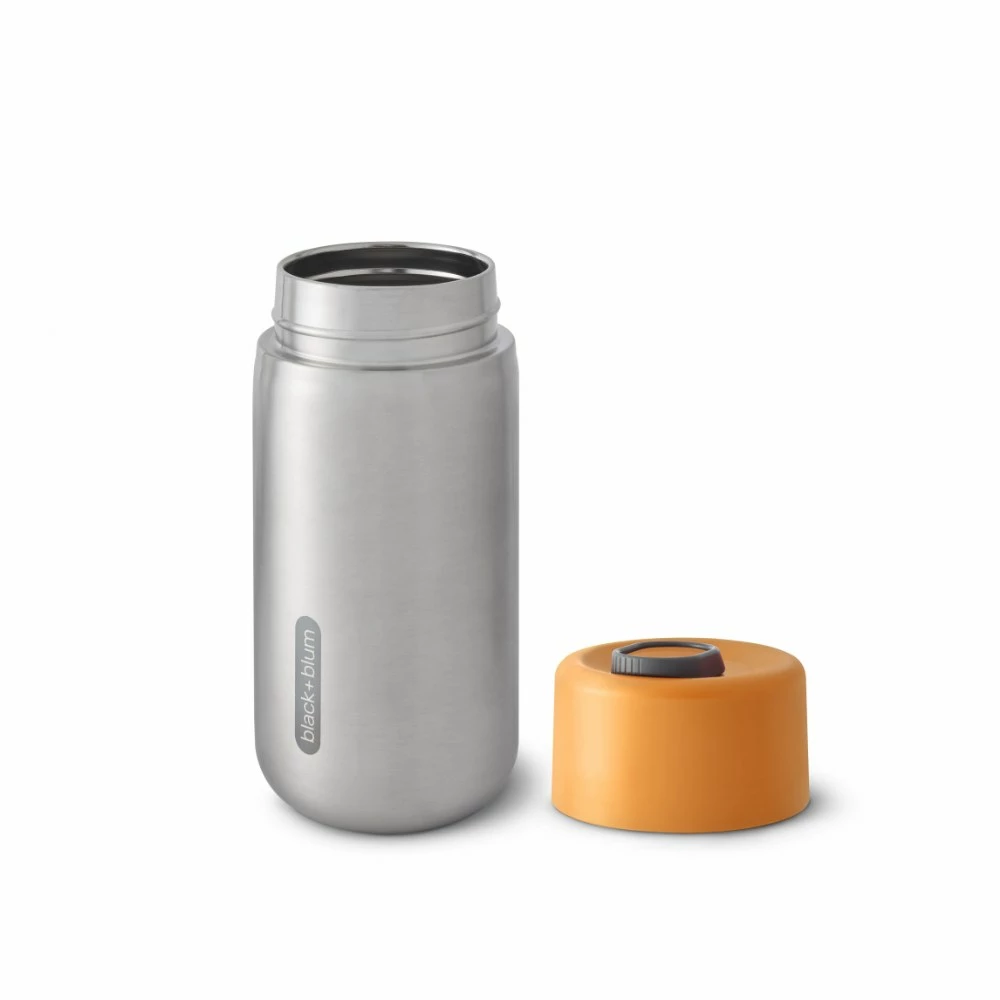 Black + Blum Insulated Travel Cup Stainless Steel 340 Ml 12 Fl Oz Orange 2 Black + Blum Insulated Travel Cup Stainless Steel 340 Ml 12 Fl Oz Orange