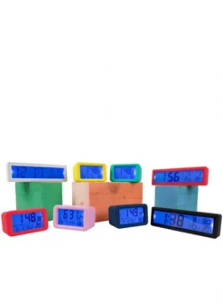 Fisura Digital Alarm Clock Pink