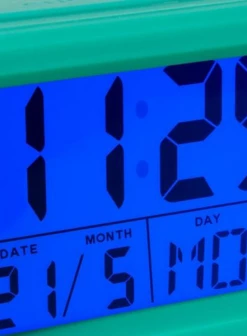 Fisura Digital Alarm Clock Green