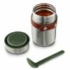 Black + Blum Insulated Food Flask With Spoon From Stainless Steel In Olive