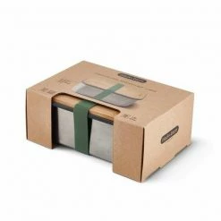 Black + Blum Sandwich Box Stainless Steel In Olive Large