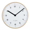 Fisura White Woody Clock
