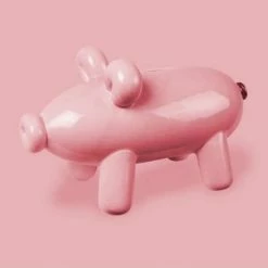 Fisura Piggy Bank Money Box In Pink