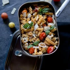 Black + Blum Lunch Box In Stainless Steel With Silicone Strap Large 1 0 L 34 Fl Oz Ocean