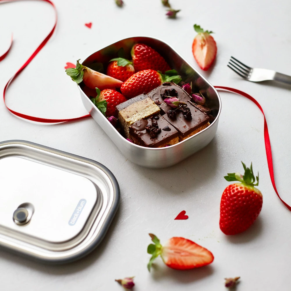 Black + Blum Lunch Box In Stainless Steel With Silicone Strap Large 1 0 L 34 Fl Oz Orange 20 Black + Blum Lunch Box In Stainless Steel With Silicone Strap Large 1 0 L 34 Fl Oz Orange