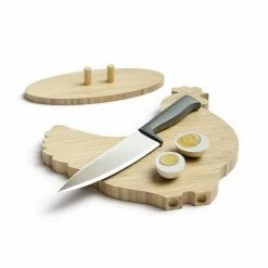 Fisura Cutting Board Rooster Chopping Board Bamboo Wood