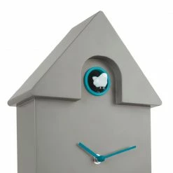 Fisura Cuckoo House Clock Grey and Blue