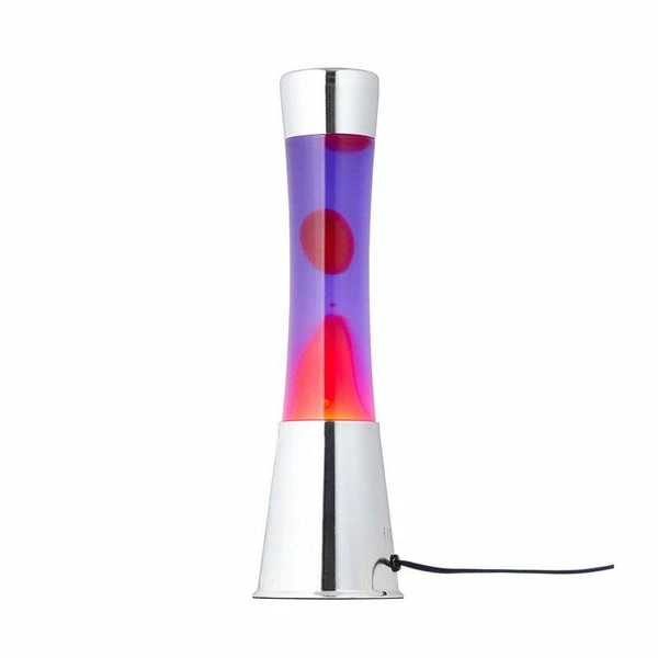 Fisura Lava Lamp Purple Red Chrome Base Uk Plug 1 Fisura Lava Lamp Purple Red Chrome Base Uk Plug