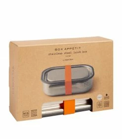 Black + Blum Orange Stainless Steel Lunch Box 5 Black + Blum Orange Stainless Steel Lunch Box