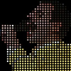 Fisura 50 x 50 cm Freddie Dots Poster