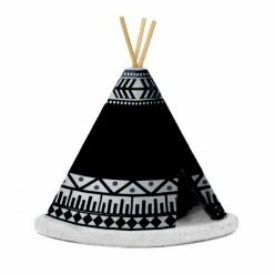 Fisura Teepee Incense Burner - Black