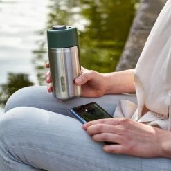 Black + Blum Insulated Travel Cup Stainless Steel 340 Ml 12 Fl Oz Olive