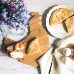 Fisura Cutting Board in Wood-Bamboo with Base