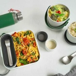 Black + Blum Water Bottle In Tough Borosilicate Glass With Silicone Cover Ocean