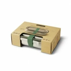 Black + Blum Lunch Box In Stainless Steel With Silicone Strap Large 1 0 L 34 Fl Oz Olive 23 Black + Blum Lunch Box In Stainless Steel With Silicone Strap Large 1 0 L 34 Fl Oz Olive