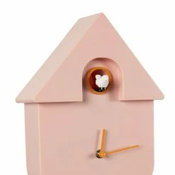 Fisura Pink Cuckoo Wall Clock