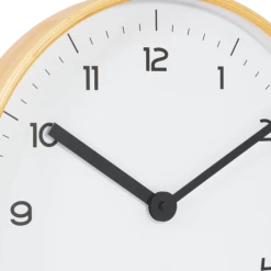 Fisura White Woody Clock