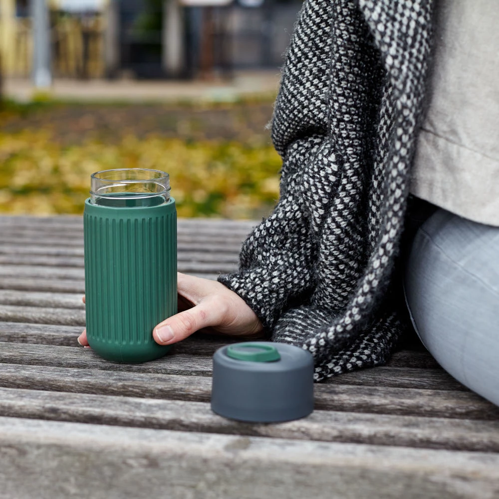 Black + Blum Lunch Bag Set With Olive Glass Travel Cup Original Lunch Box 25 Black + Blum Lunch Bag Set With Olive Glass Travel Cup Original Lunch Box