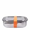 Black + Blum Orange Stainless Steel Lunch Box