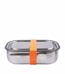 Black + Blum Orange Stainless Steel Lunch Box