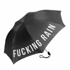 Fisura Sales 33 Fisura Black Rude Word Pocket Umbrella