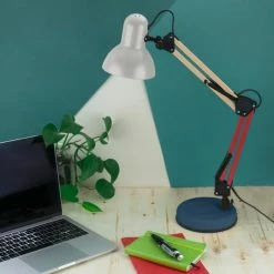 Fisura Lámpara de mesa Ralph - Blanca