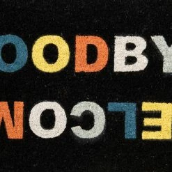 Fisura Welcome Goodbye coconut fibre doormat