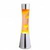 Fisura Lava Lamp Orange color and transparent water.