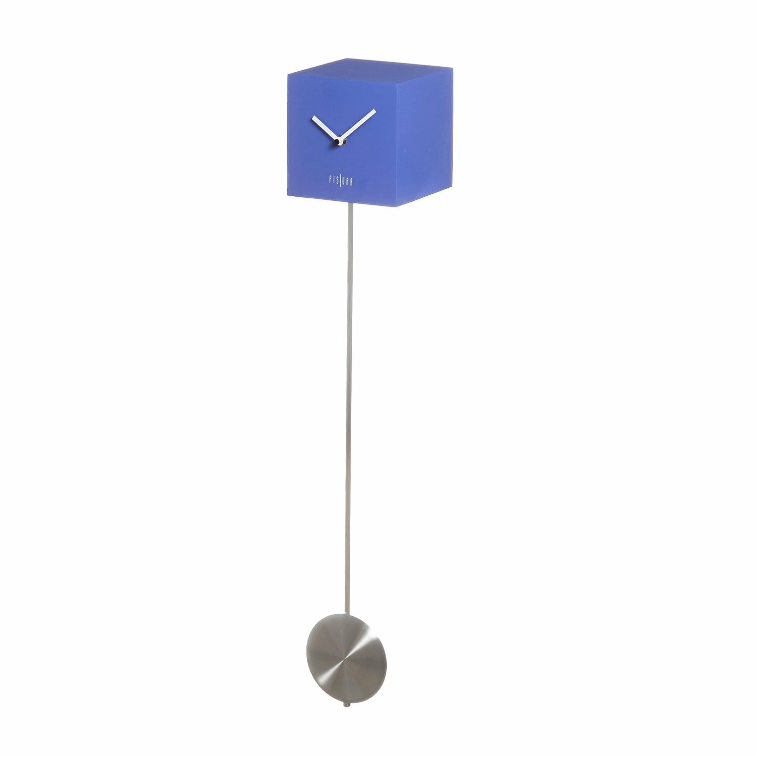 Fisura Blue Cube Clock with Pendulum 1 Fisura Blue Cube Clock with Pendulum