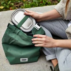 Black + Blum Lunch Bag Set With Olive Glass Travel Cup Original Lunch Box 40 Black + Blum Lunch Bag Set With Olive Glass Travel Cup Original Lunch Box