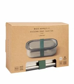 Black + Blum Olive Stainless Steel Lunch Box 6 Black + Blum Olive Stainless Steel Lunch Box