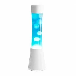 Fisura Sales 23 Fisura Lava lamp with white base and blue liquid