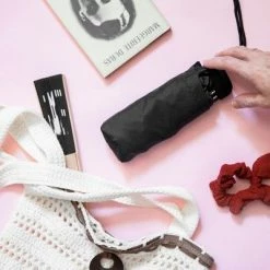 Fisura Black Rude Word Pocket Umbrella