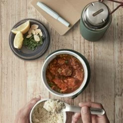 Black + Blum Lunch Pot Original With 2 Separate Leakproof Pots Carry Handle Ocean