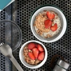 Black + Blum Lunch Pot Original With 2 Separate Leakproof Pots Carry Handle Olive